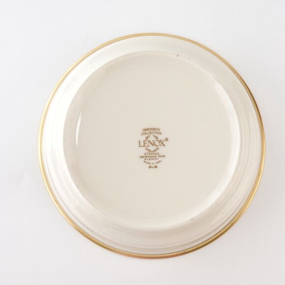 Eternal by Lenox USA Fruit Dessert Sauce Bowl GOLD TRIM - Picture 7 of 11